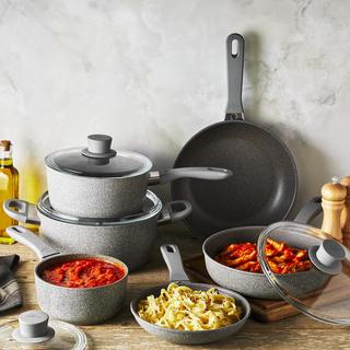 Parma Plus Aluminum Nonstick 10-Piece Cookware Set