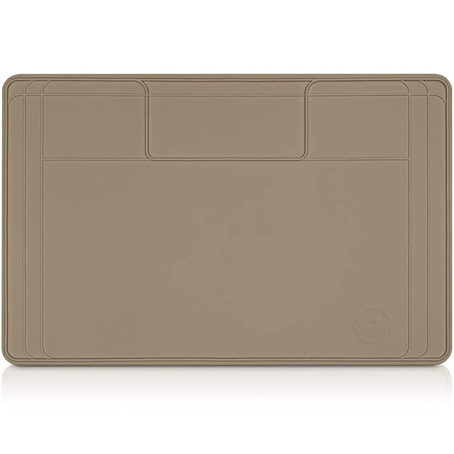 Famous Rhino - The Original Under Sink Mat - Silicone Waterproof mat, Adjustable, Easy to Clean, Kitchen cabinet liner, Disifenction Surface - 34" x 22" or smaller