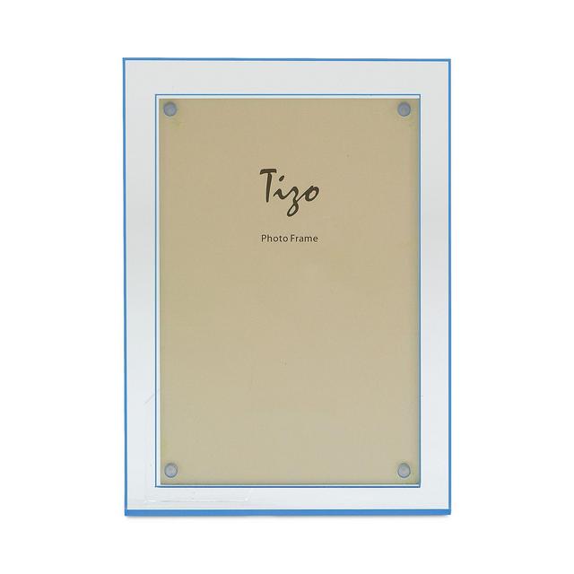 Tizo Double Border Lucite Frame, 4" x 6"