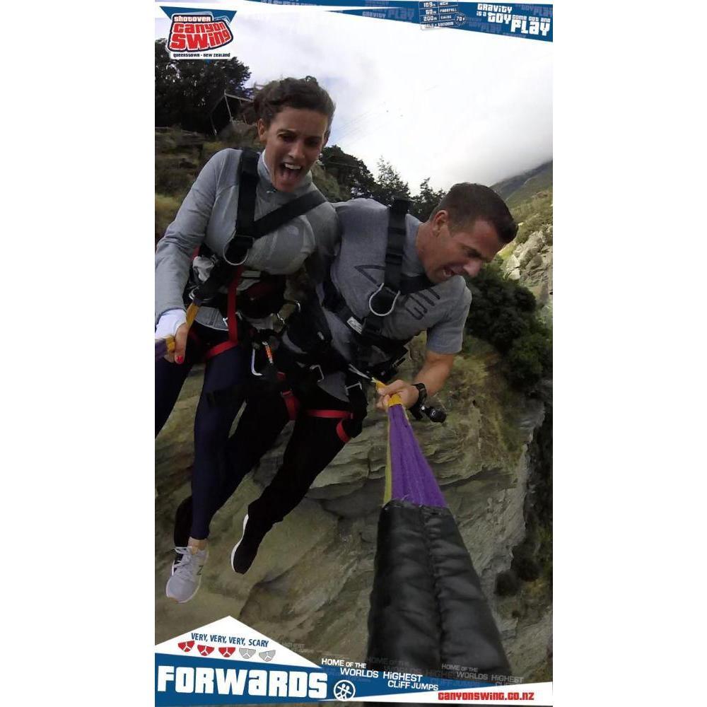 Sharing our love for adrenaline sports, World's Tallest Cliff Jump in Queenstown, NZ