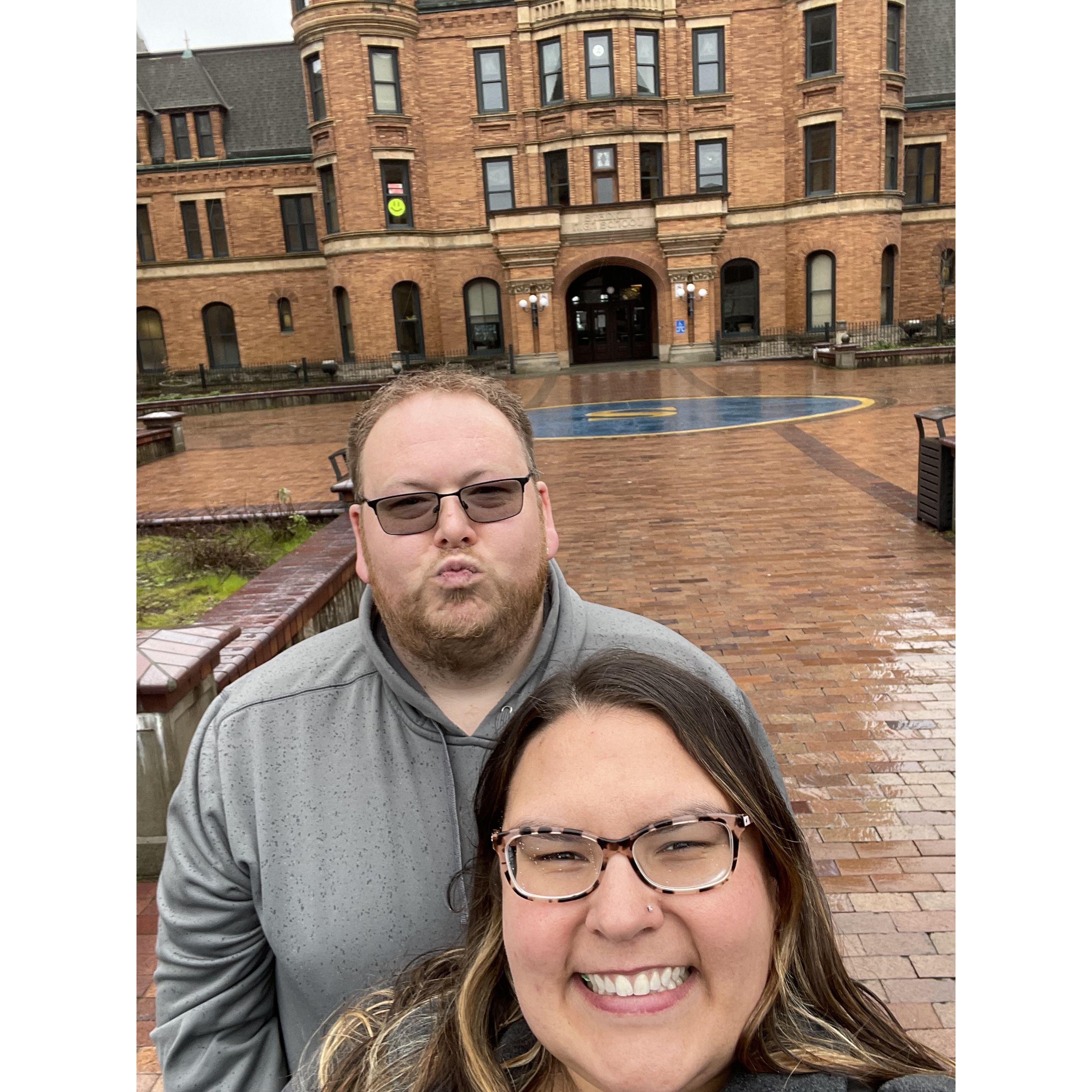 Our crazy adventures! The school where, "10 Things I hate about you" was firmed in Tacoma, WA.