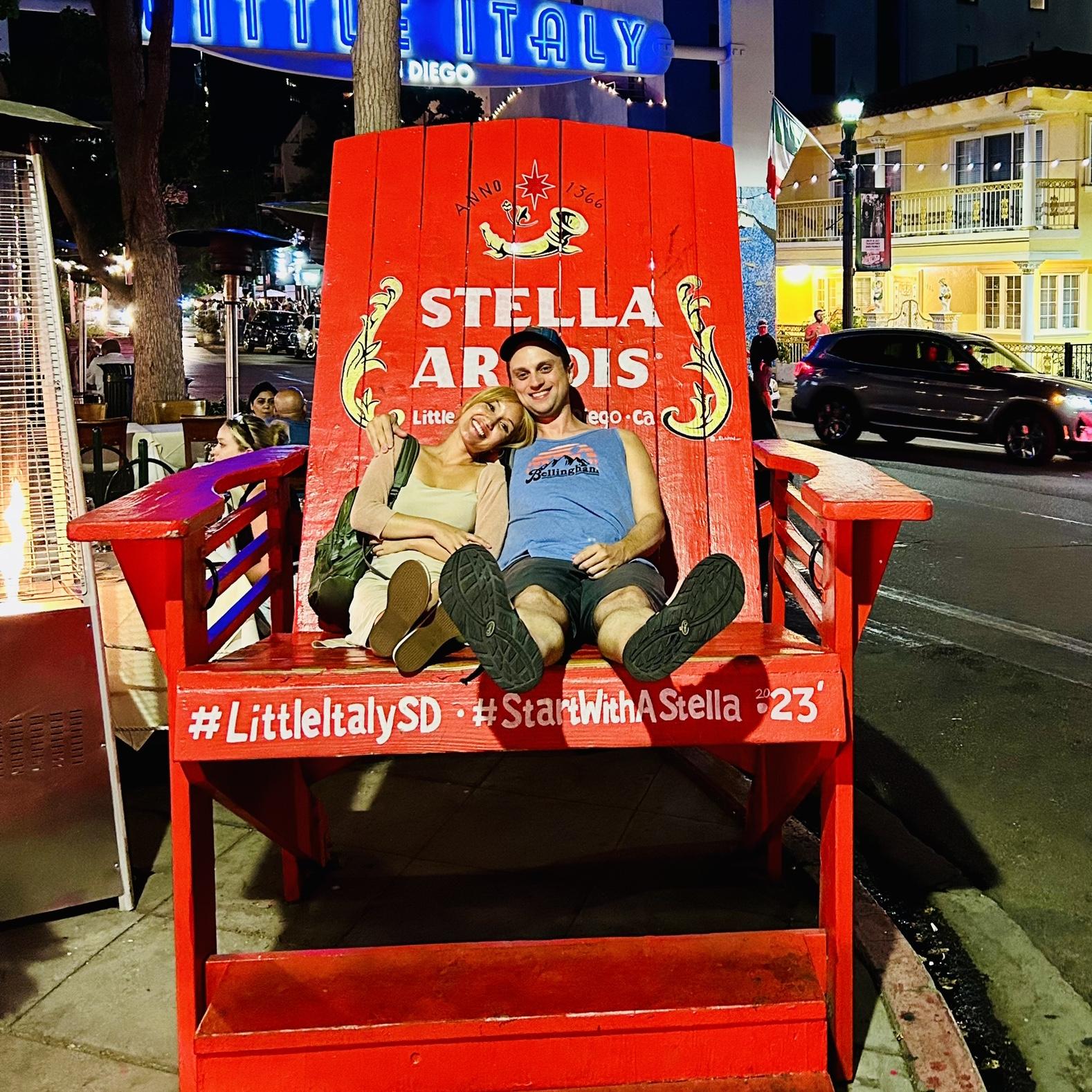 Stuart’s first visit to San Diego, CA! We enjoyed a memorable dinner with friends immediately beforehand.