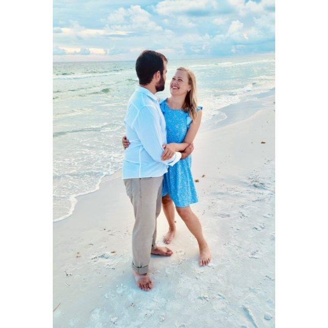 We had so much fun taking engagements in Watercolor, Florida. Mary's mom was the photographer. :)