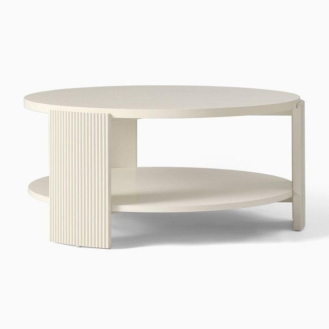 Josie 33.5" Coffee Table, Ivory