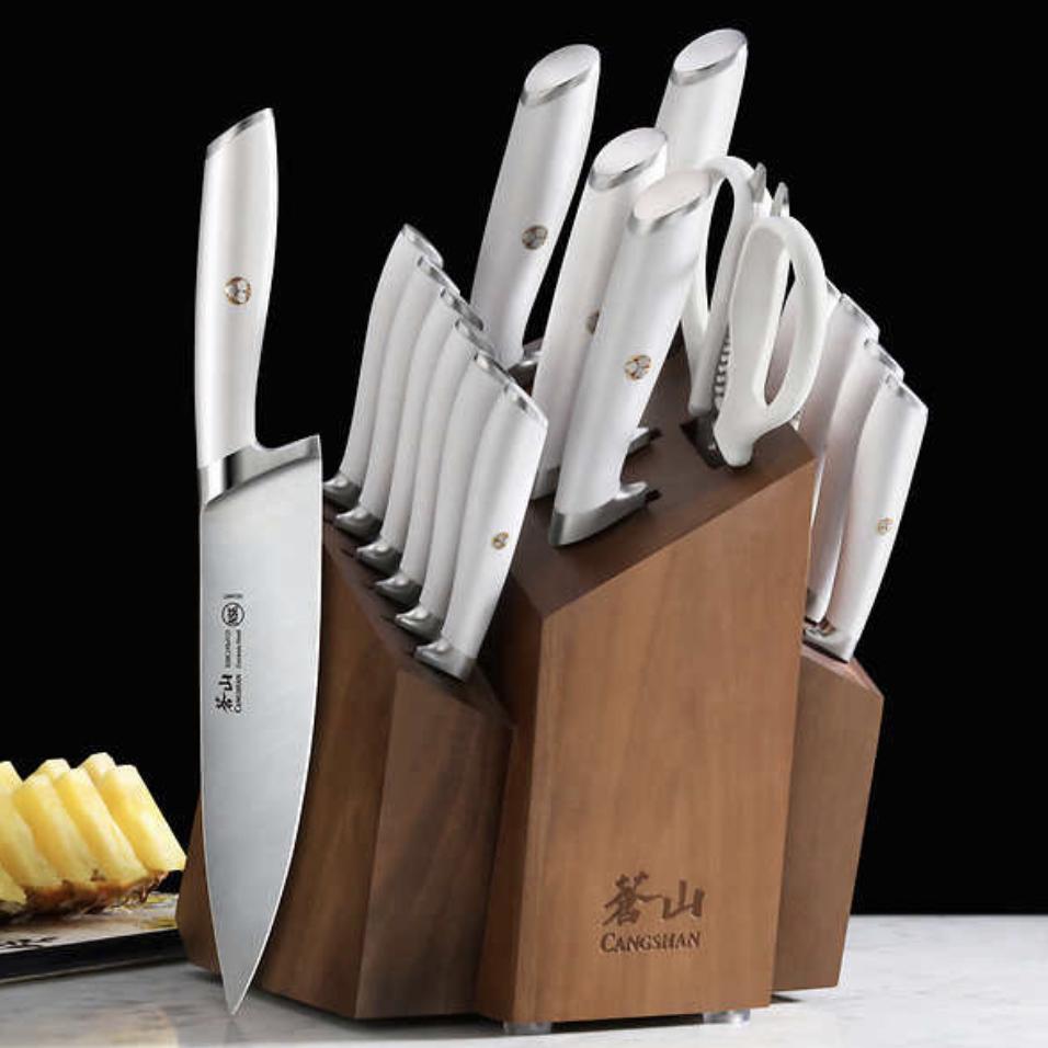 Cangshan L Series 17-Piece Shan German Steel Forged Knife Set