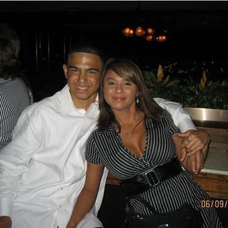 Graduation dinner with my mom!