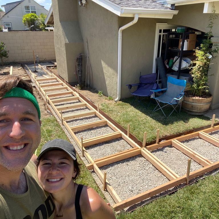 "It was DIY'd" is a common phrase around here. But there aint nothing these two amateurs aren't willing to tackle!