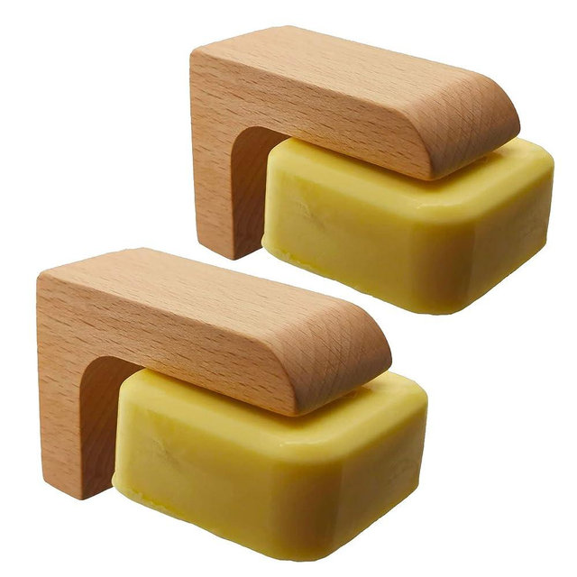 (2sets) Wood Magnetic Bar Soap Holder for Shower Wall,Magnet Air Dry Soap Saver Self Draining, Eco-Friendly Wooden Soap Dish for Soaps & Beard Shampoo Bars