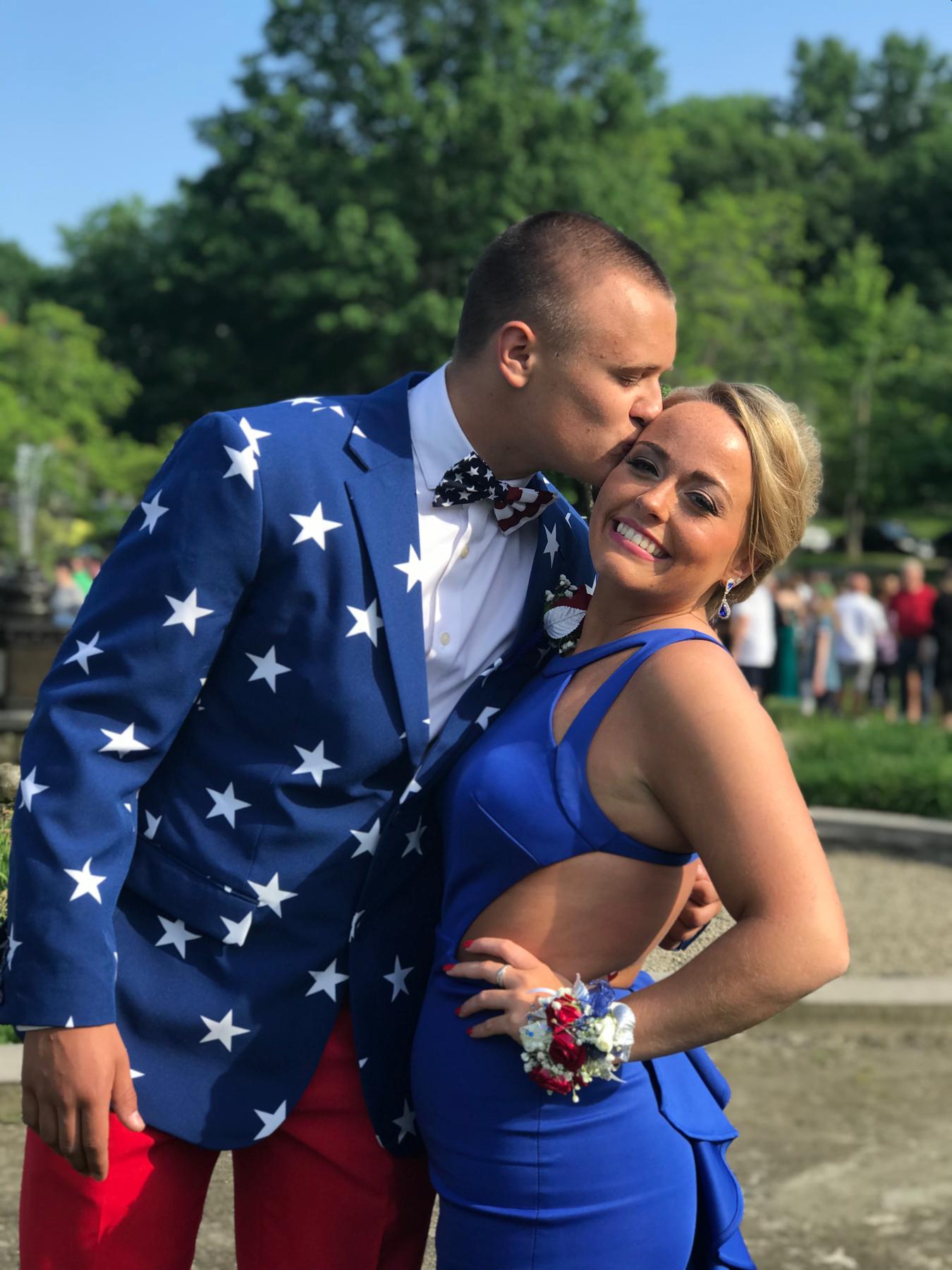 May 2018, Brendan’s Senior Prom- where he broke out the infamous American flag suit for the first time.