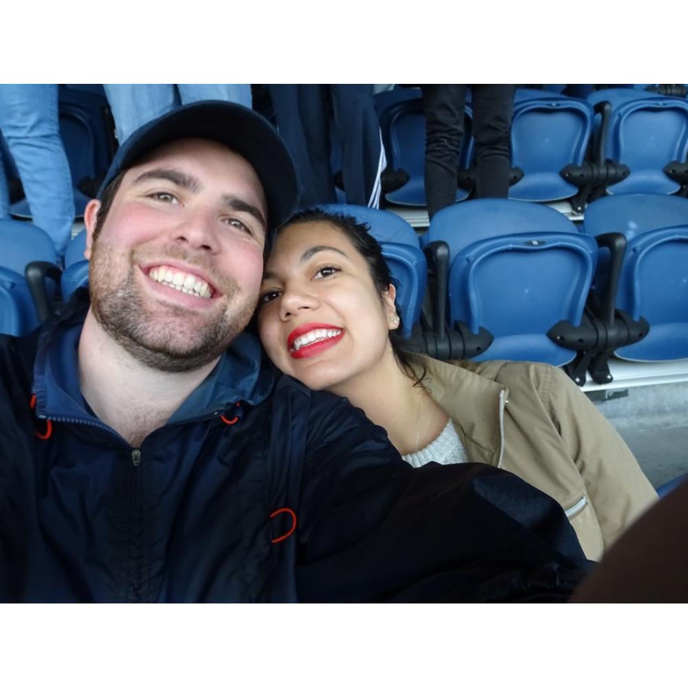 Watching the Sounders in a torrential downpour - CenturyLink, Seattle, WA