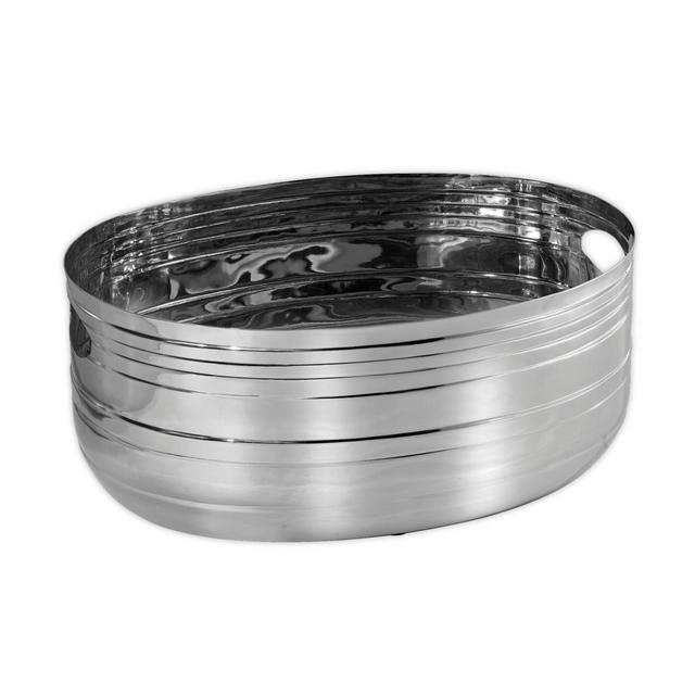Pinstripe Stainless Steel Bar Tub