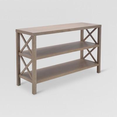 Owings Console Table with 2 Shelves Rustic - Threshold™