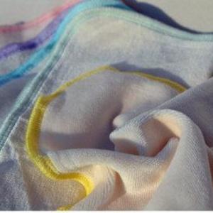 10 pack Flannel GOTS Certified Organic Cotton Paperless Towels.....Your Choice of Edging Color