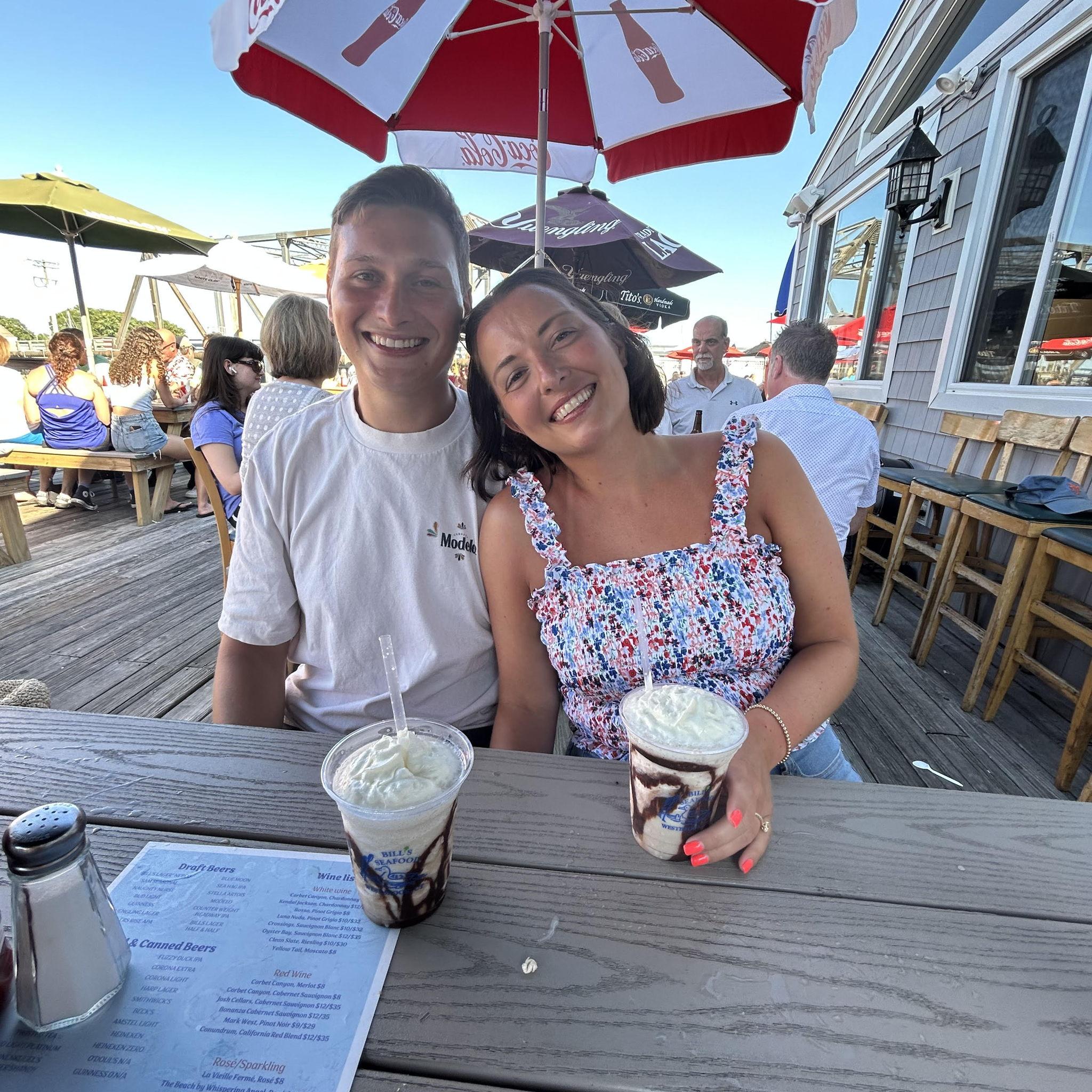 Bill's Seafood has the best mudslides