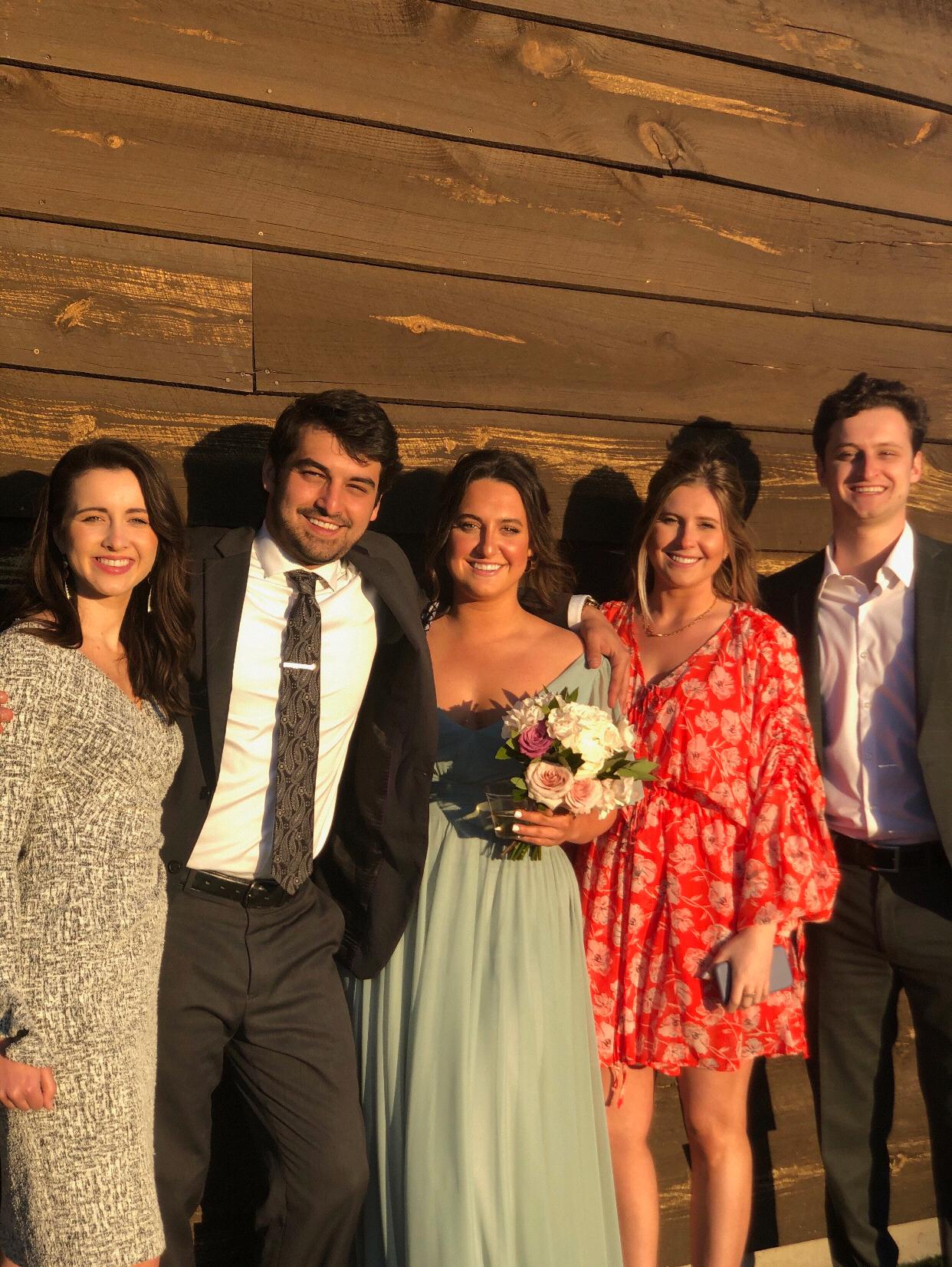 Family wedding with Tyler’s siblings