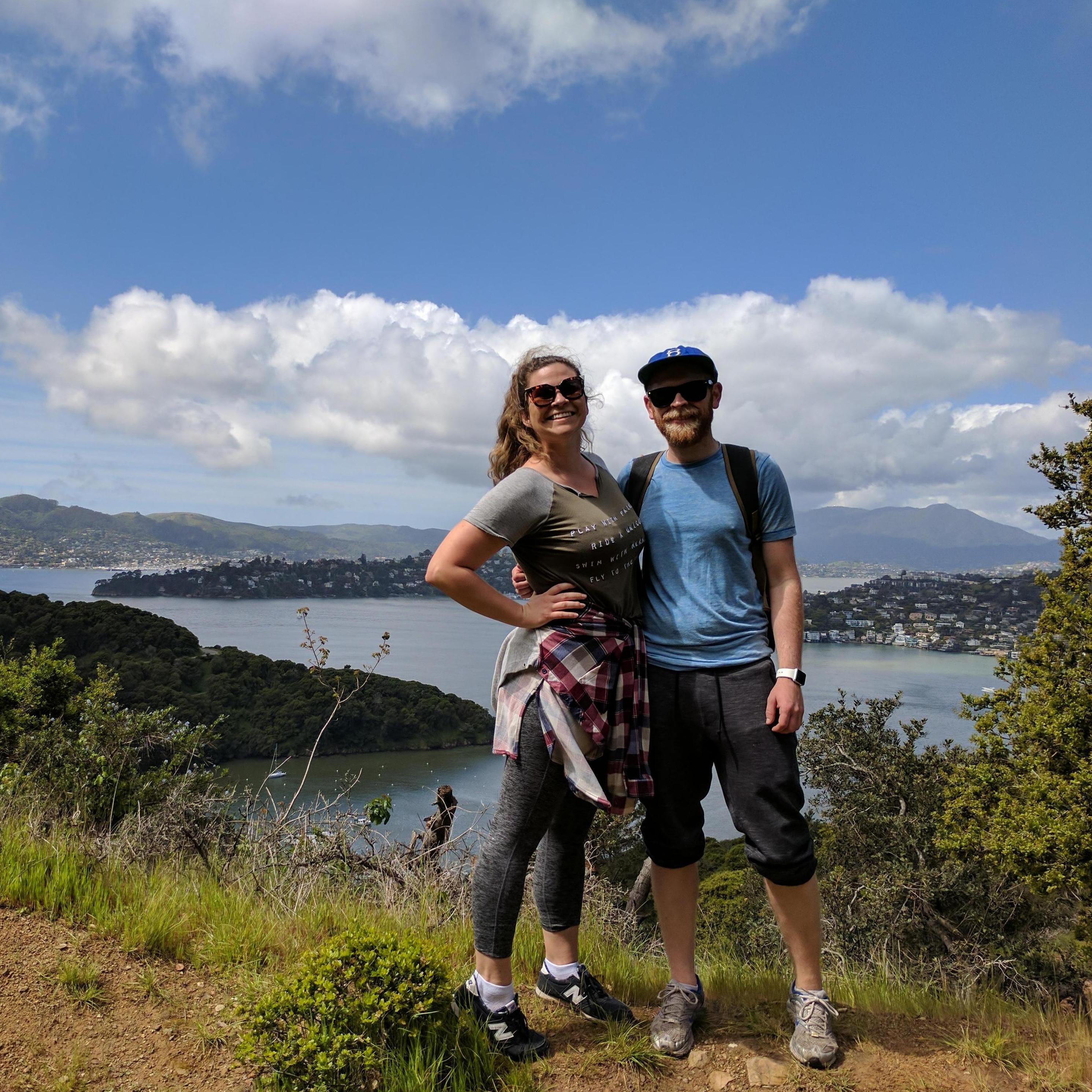 Taking in the Bay views from Angel Island