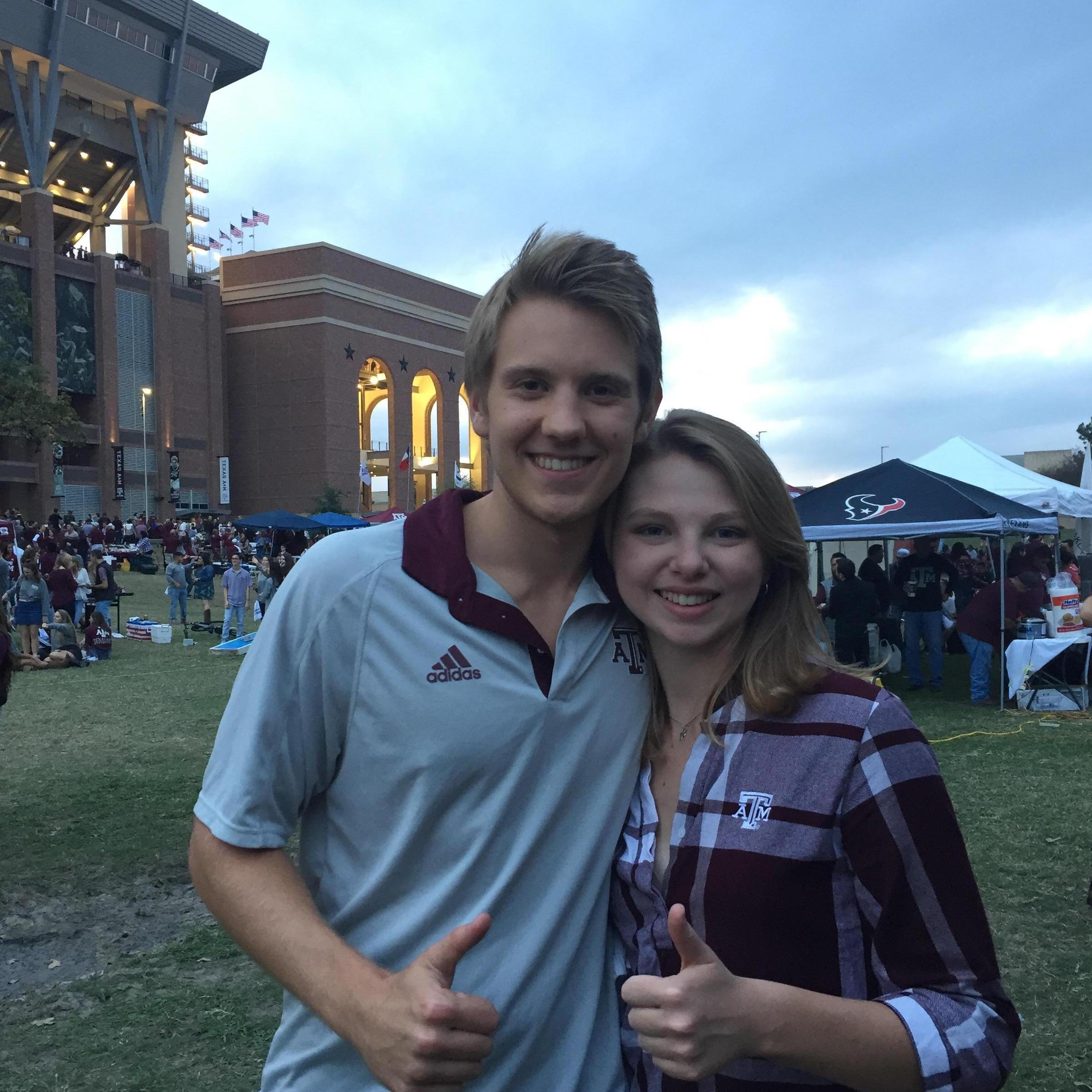 Tailgating before an Aggie football game