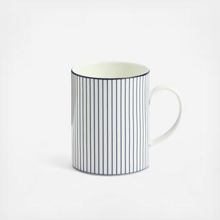 Gio Blue Pinstripe Mug