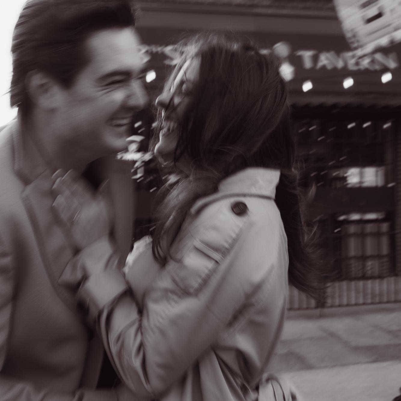 Engagement photos by our favorite bar in Hoboken | 2024