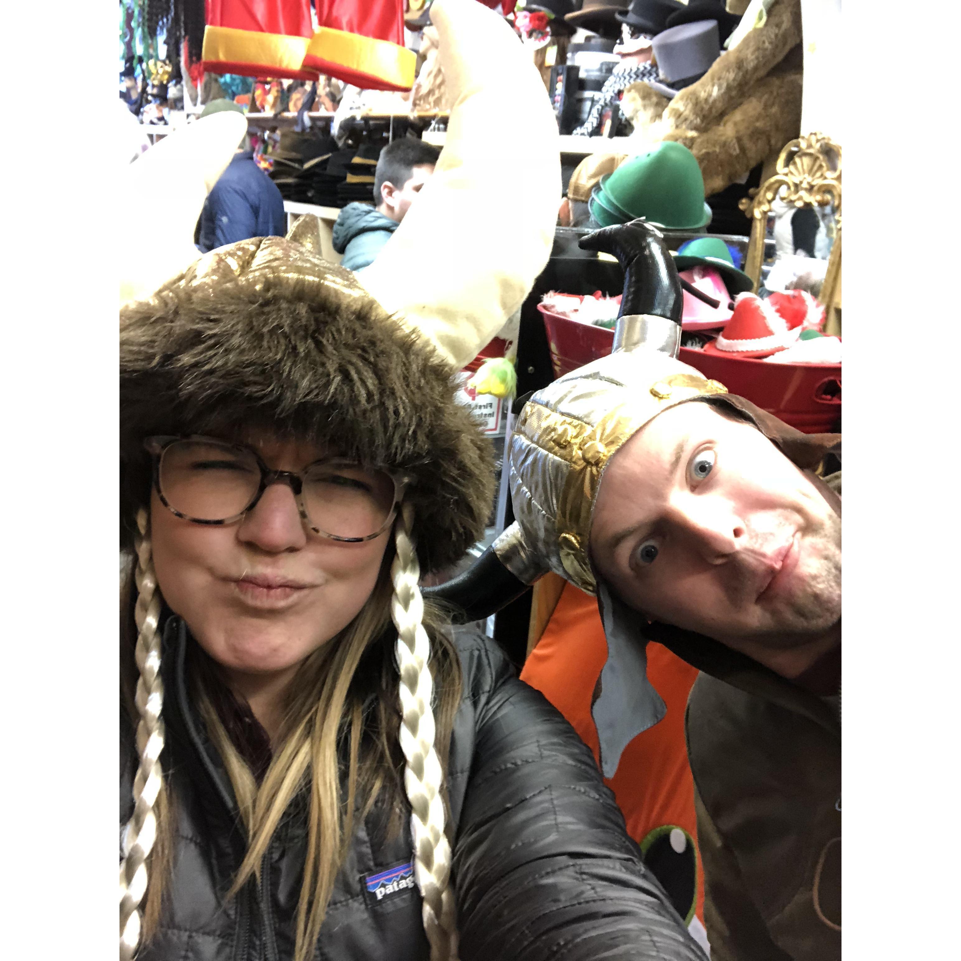 Two Swedes walk into a hat shop!