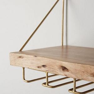 Live Edge Bar Shelf