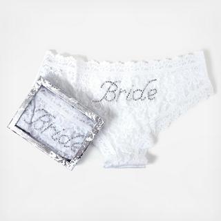 Bride Signature Lace Cheeky Hipster With Gift Box