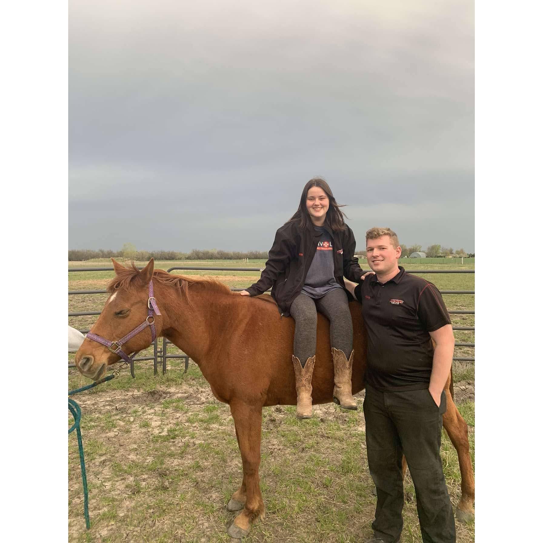 Riding Horses at Sarah's April 2021