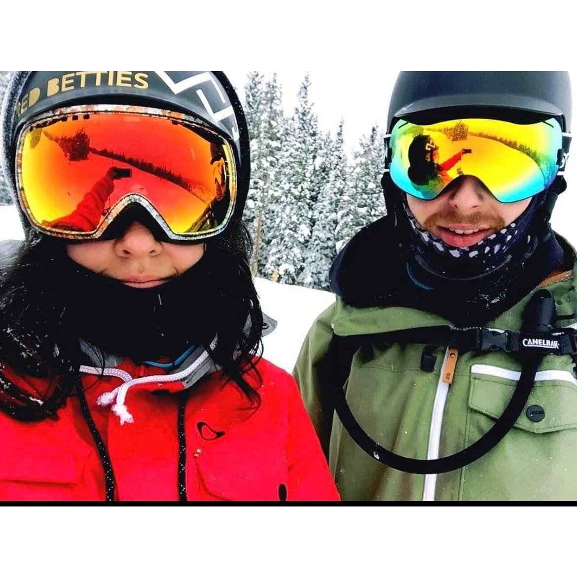 Our first time snowboarding together in 2016. Keystone, CO