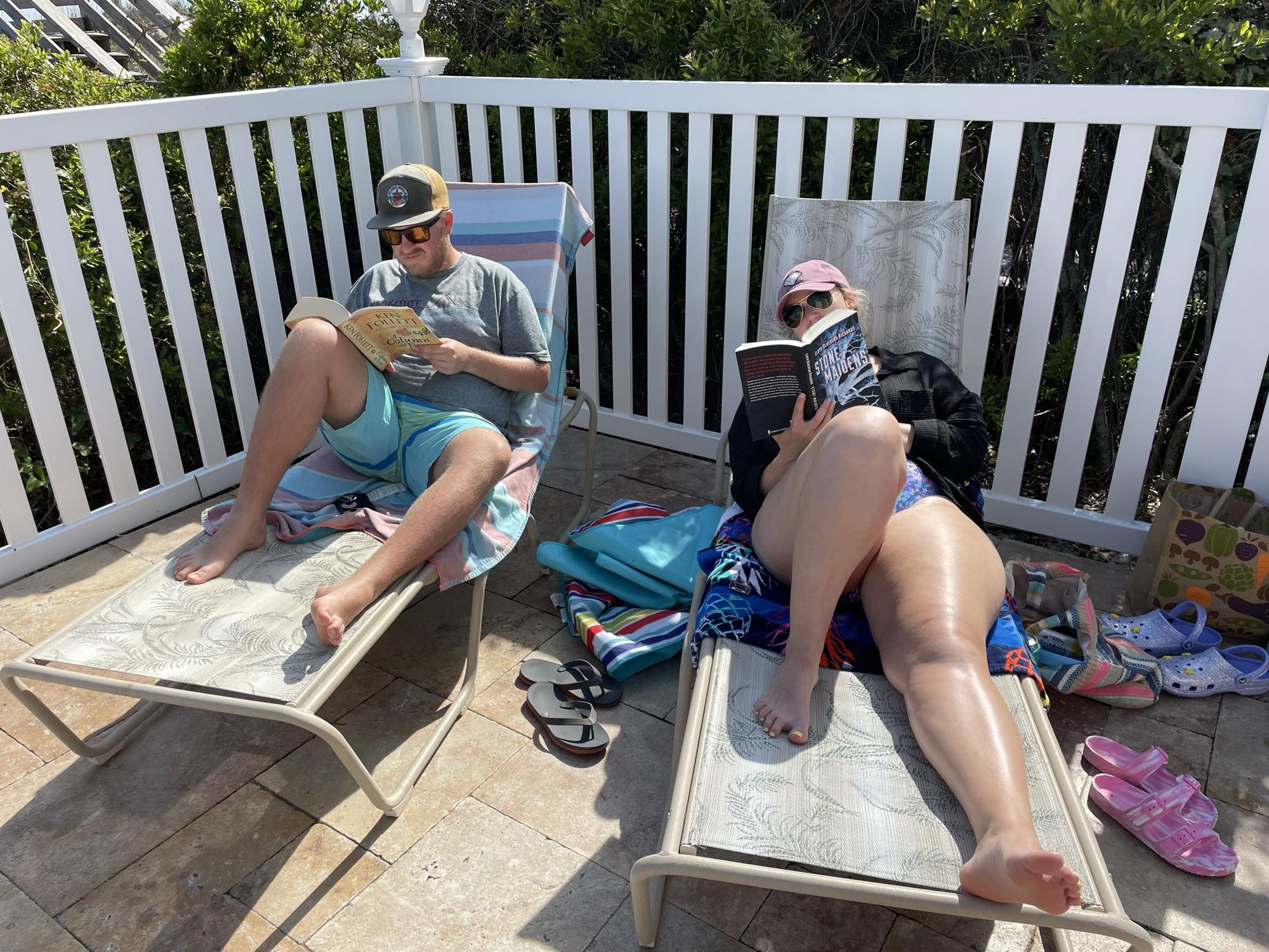 Just some avid readers. April 6, 2023.