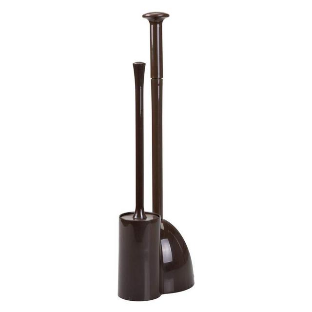 Eyliden Toilet Plunger and Brush Combo with Holder, 2 in 1 Toilet Bowl