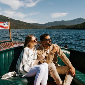 Boat tour of Lake Placid