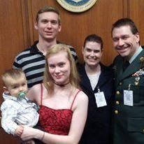 Samuel's Air Force Swearing-in Ceremony