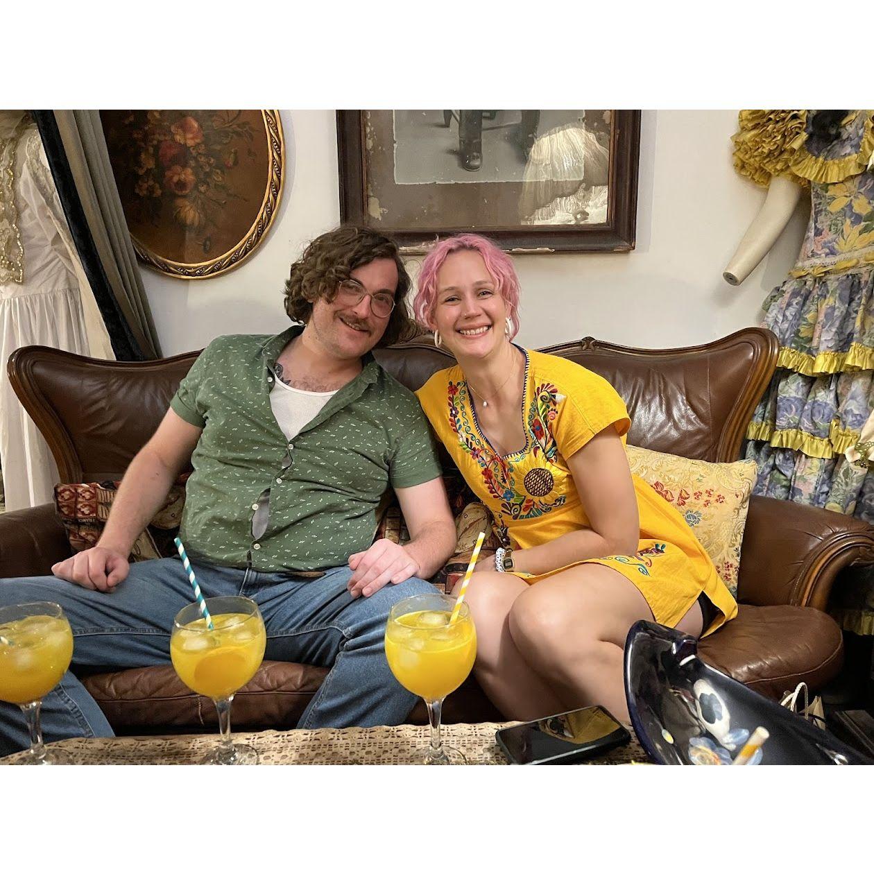 Another night of Agua de Valencia at an eclectic bar / vintage shop | September 2024