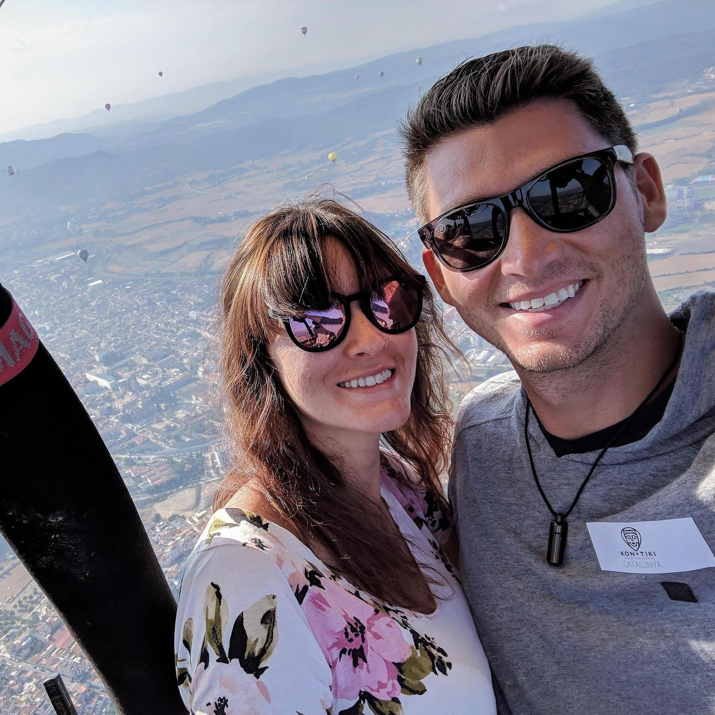 Hot air ballooning in Barclona