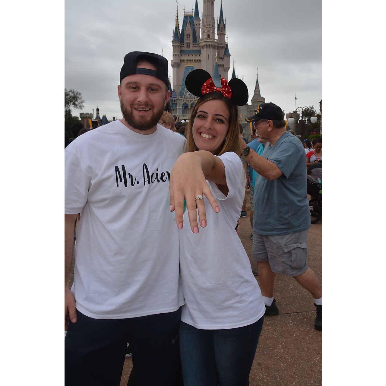 Went back to the spot where he popped the question! 2019