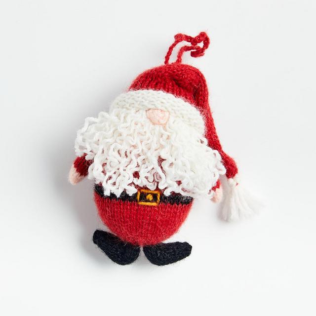 Alpaca Santa Christmas Ornament