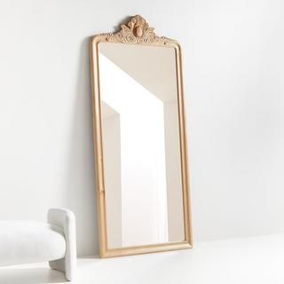 Levon Carved Wood Floor Mirror