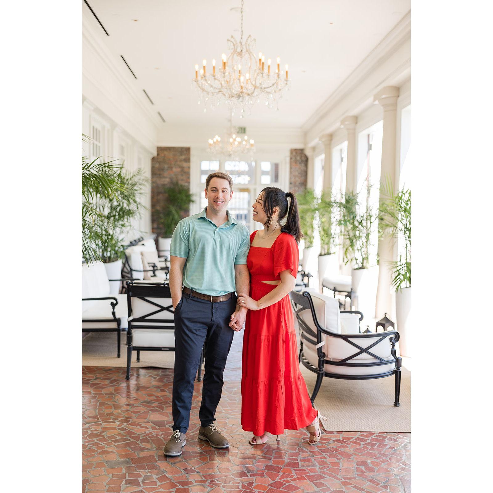 Engagement at Cavalier Resort in Virginia Beach, VA 2024