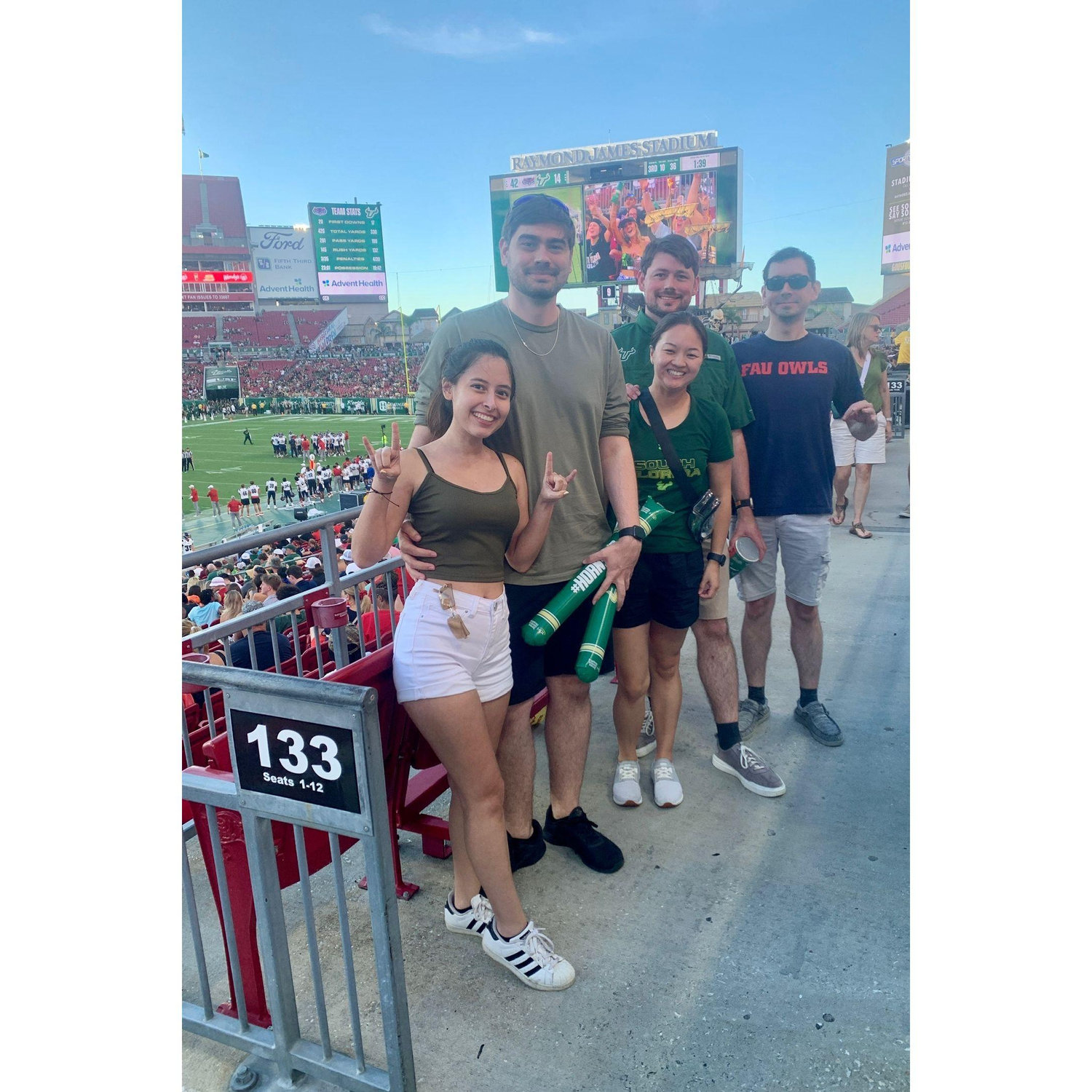 Rooting USF for the day (go FSU!)
