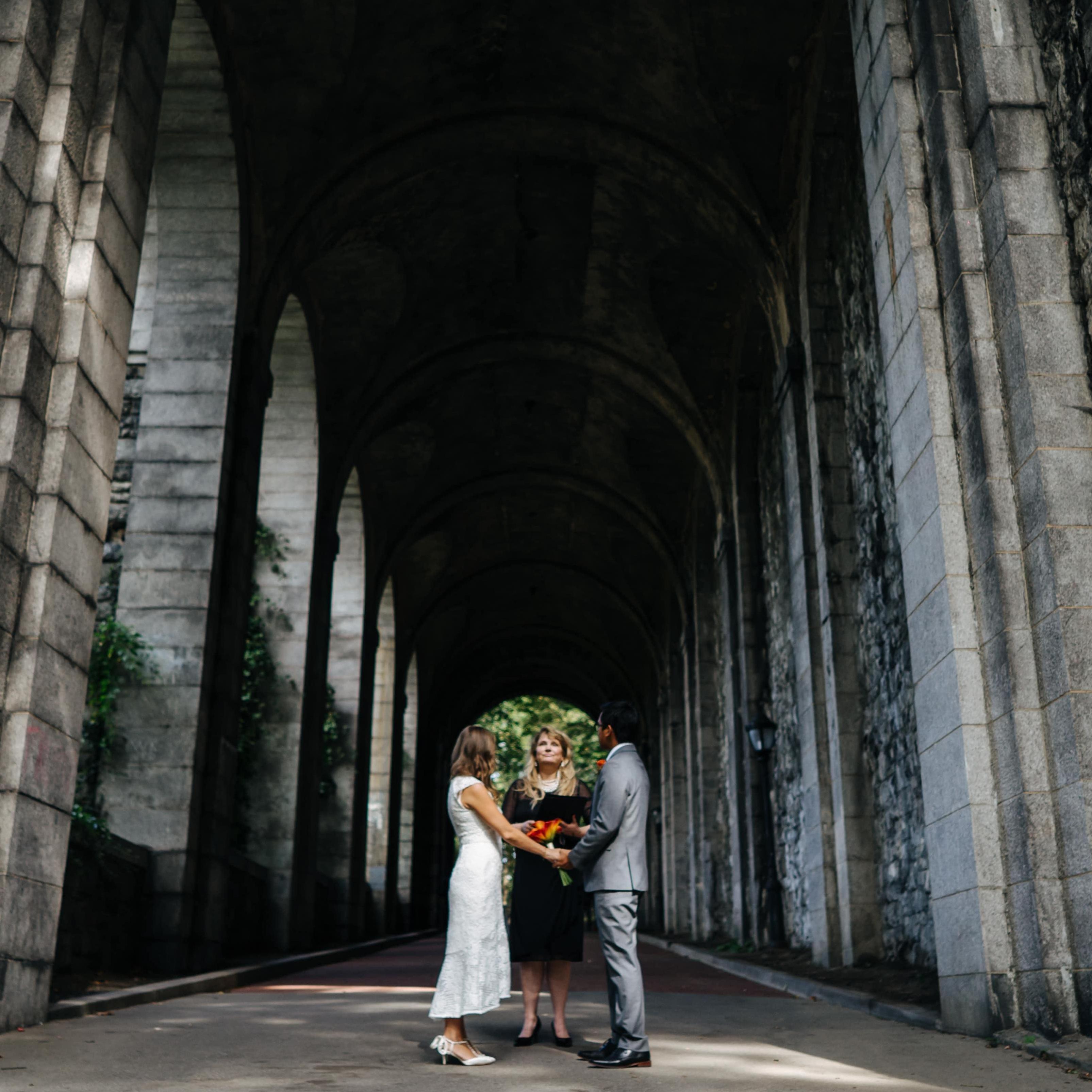 Micro ceremony at The Billings Arcade