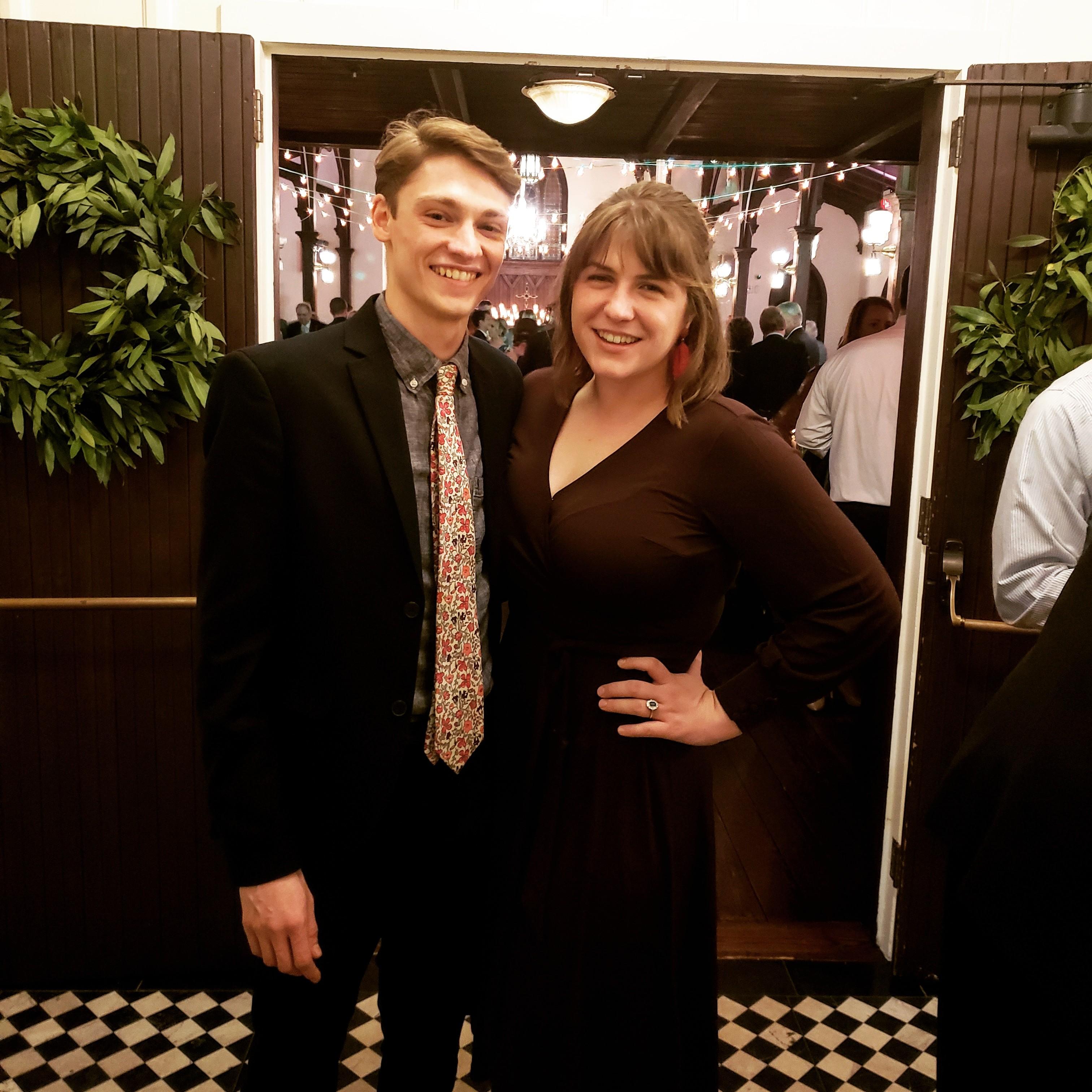 At Blake and Emily Carrol’s wedding