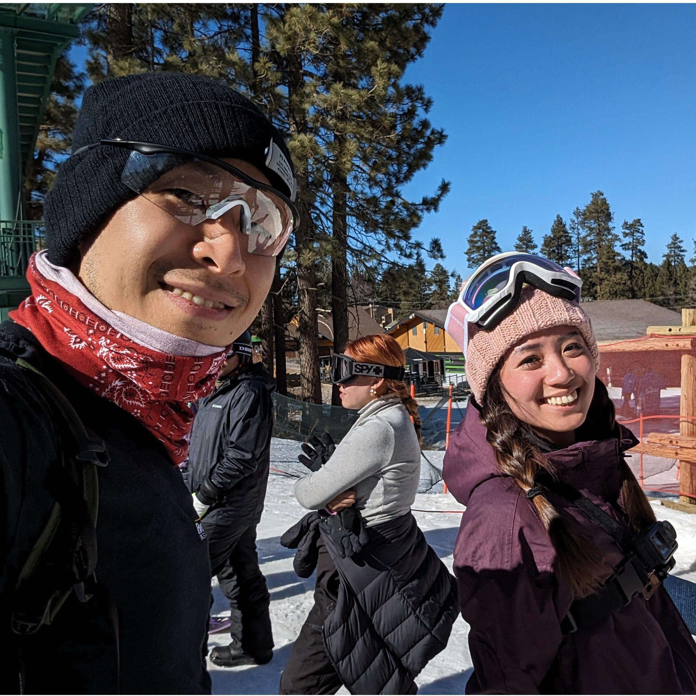 Snowboarding in Big Bear! Yeah!