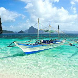 Honeymoon excursion- Boat ride in the Phillipines
