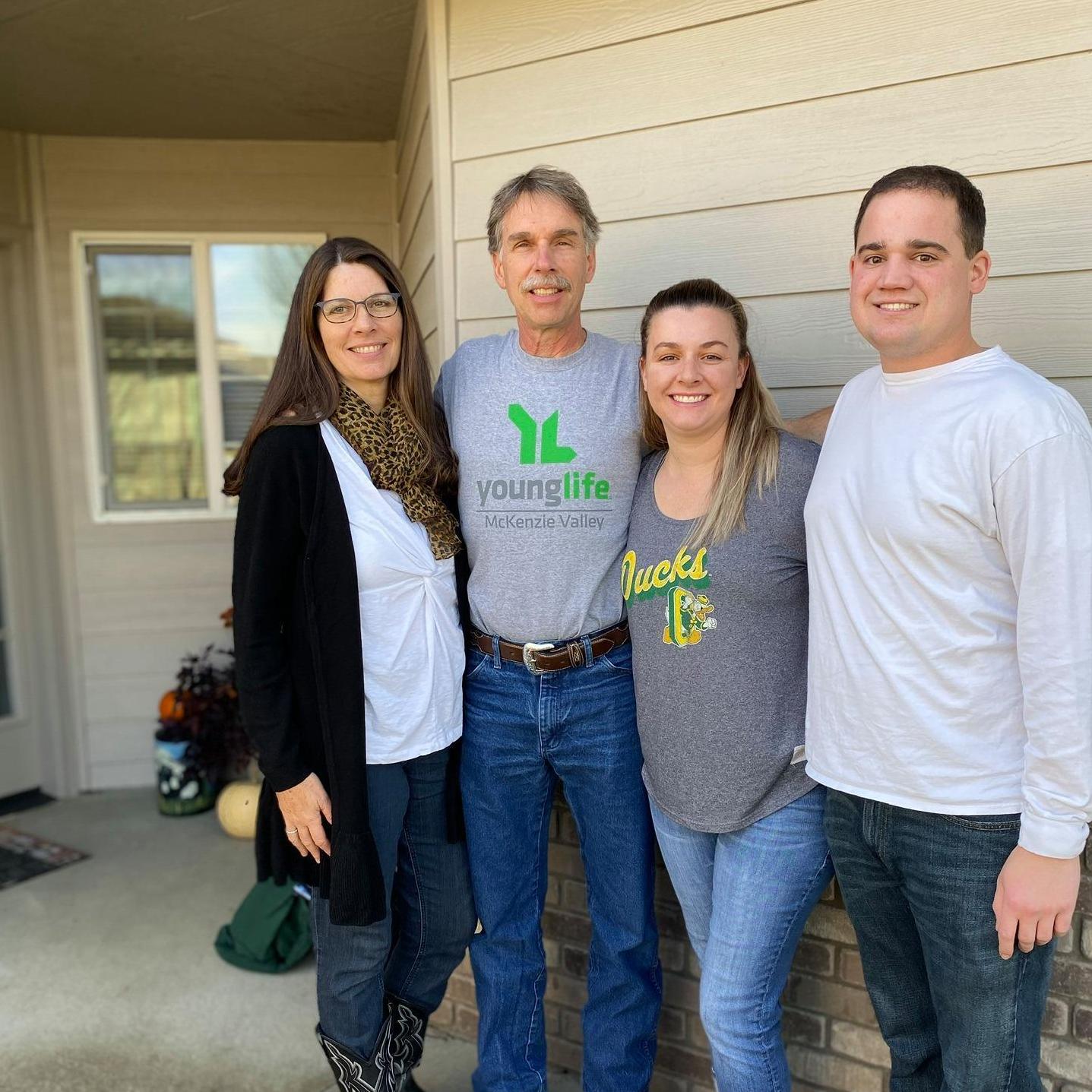 With Holly's parents in Oregon!