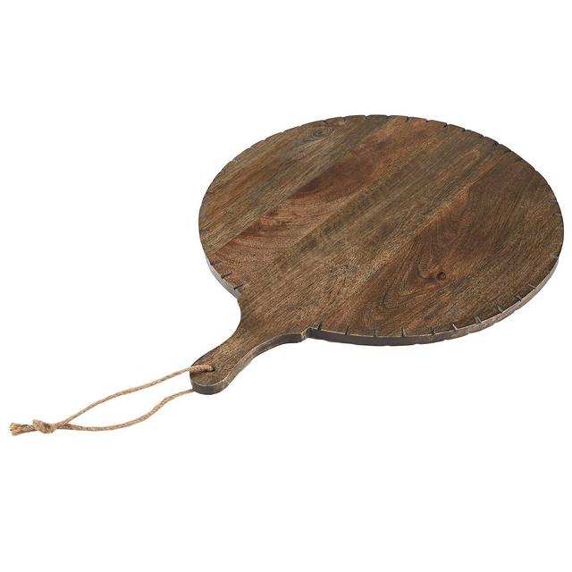 Southern Living Wooden Round Cheese Board- Grey