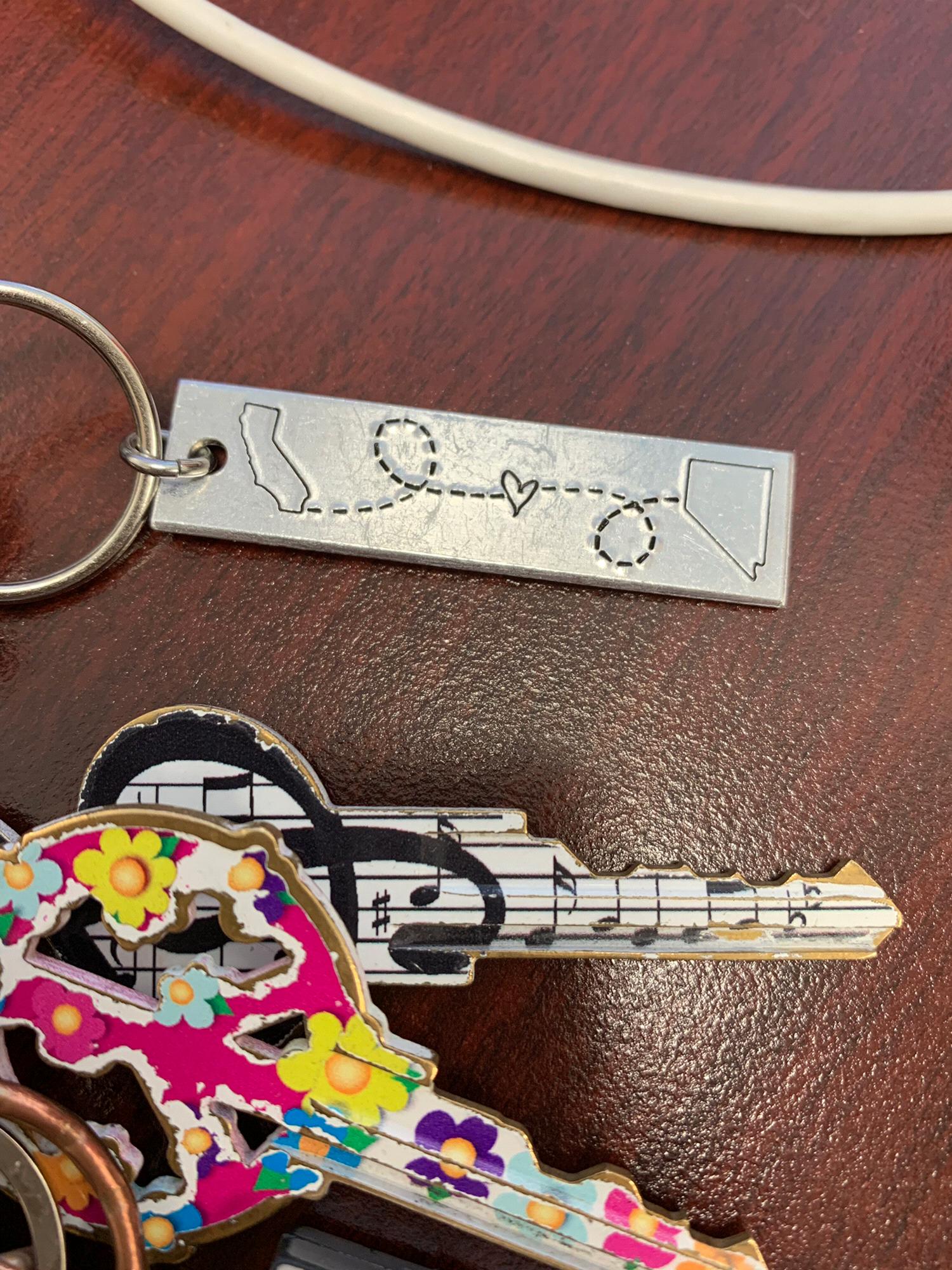 Sierra gets Jordie a corny Long Distance Relationship keychain. She’s highly embarrassed by it.