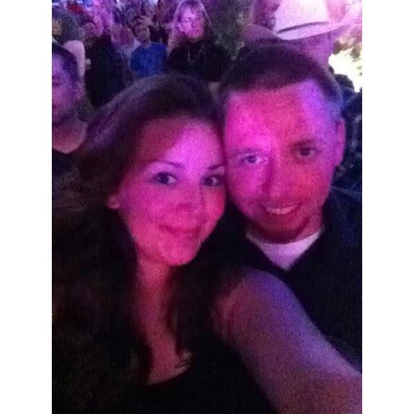 When we first got together in 2012. Us at Power and Light to see the Eli Young Band.