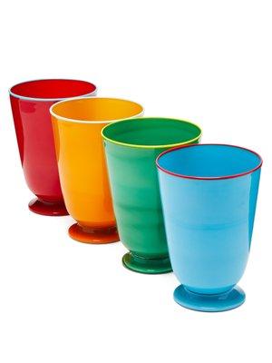 La Double J Set of four Murano glasses