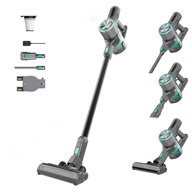 Wyze Lightweight Stick Vacuum Cleaner with 24Kpa Powerful Suction, Cordless Vacuum with HEPA Filter, 50mins Runtime for Home Hard Floor Carpet Pet Hair