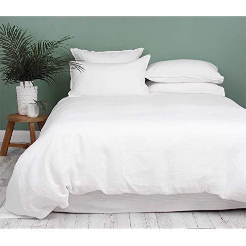 Kotton Culture Oversized King 120 X 98 Duvet Cover Set 3 Piece with Zipper & Corner Ties 100% Egyptian Cotton 600 Thread Count Luxurious 1 Duvet Cover 2 Pillow Shams (Oversized King, White)